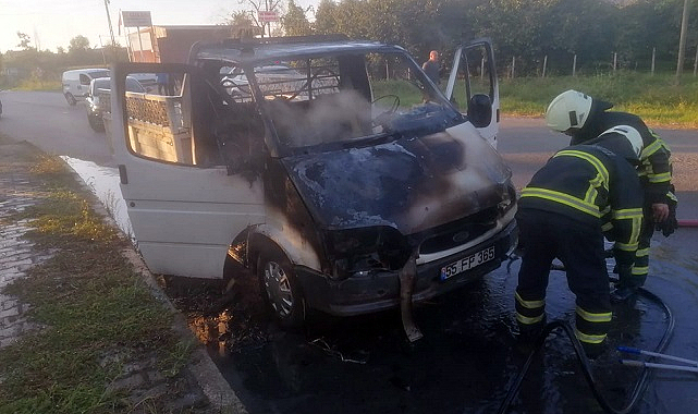 Çarşamba'da karı koca yanmaktan son anda kurtuldu