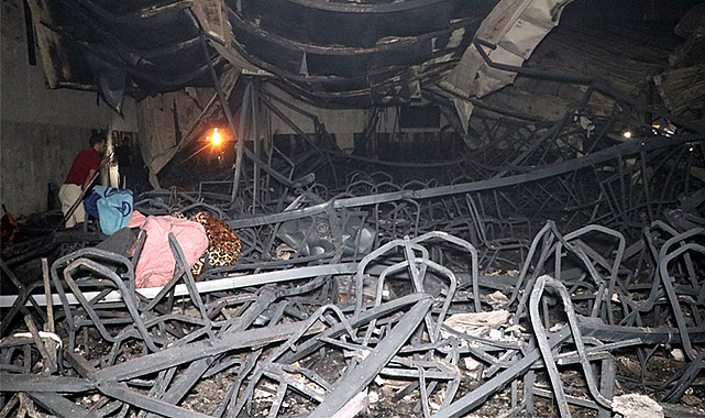 Düğün salonunda yangın: 115 ölü,200 yaralı