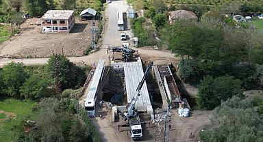 Hamzalı Köprüsü'nün yüzde 85'i tamamlandı