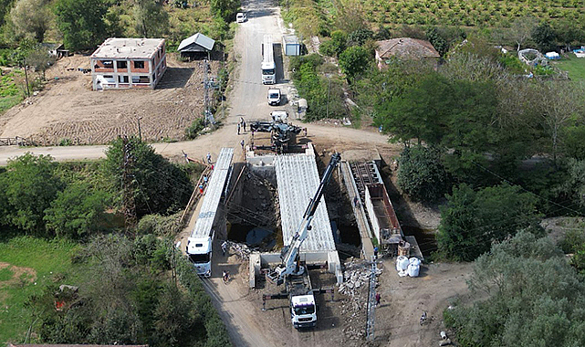 Hamzalı Köprüsü'nün yüzde 85'i tamamlandı