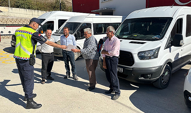 Havza’da servis sürücülerine hem eğitim hem de denetim