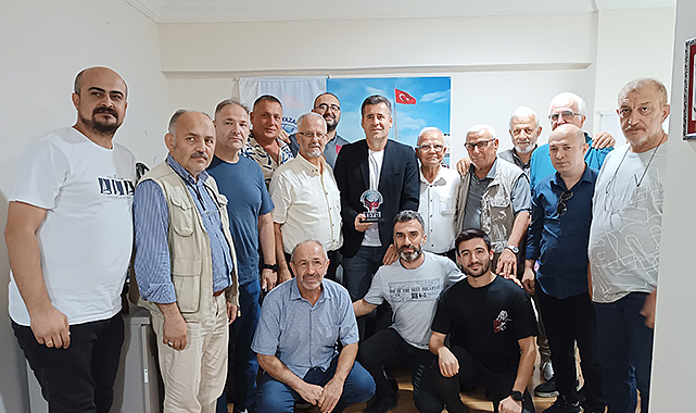 Hüseyin Eroğlu'ndan gazetecilere veda ziyareti