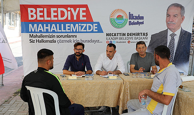 İlkadım'da hizmet çadırı mahalle sorunlarına çözüm oluyor