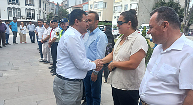 Kaymakam Zaman Alaçam'a veda etti