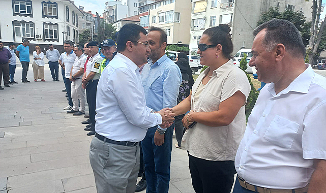 Kaymakam Zaman Alaçam'a veda etti