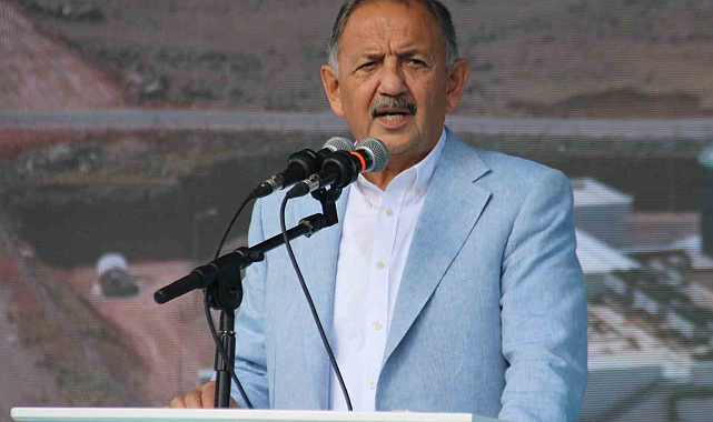 Mehmet Özhaseki açıkladı! Depremzedeler için yapılan konutlar bitmek üzere