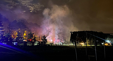 Ordu’da çok sayıda bungalov ev küle döndü