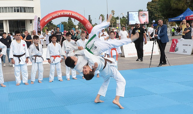 Samsun'da Avrupa Spor Haftası coşkuyla kutlandı