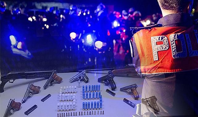 Samsun’da dahil 12 ilde 217 ruhsatsız silah ele geçirildi