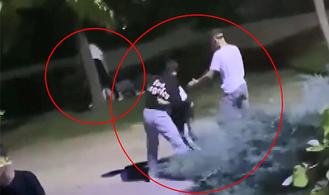 Samsun'da gece yarısı sokak kavgası!