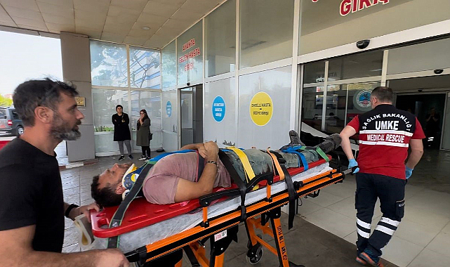 Samsun'da inşaatın 3'üncü katından düşen işçi yaralandı