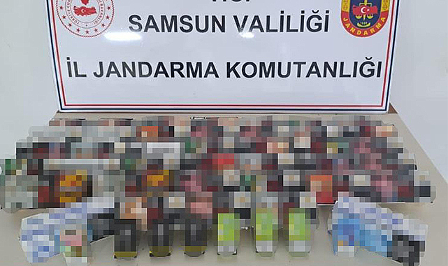 Samsun’da jandarmadan makaron operasyonu