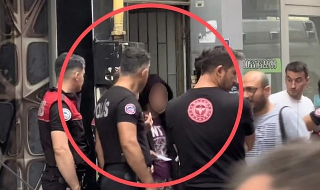 Samsun'da Saadet Caddesi'nde çatıya çıkan kadın intihar girişiminde bulundu