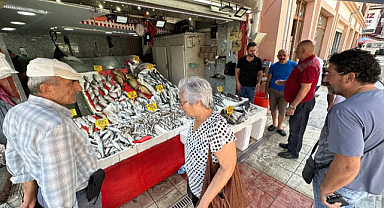 Samsun'da sezonun ilk balıkları tezgahlarda