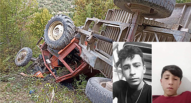 Samsun'da traktör faciası! 2 çocuk can verdi