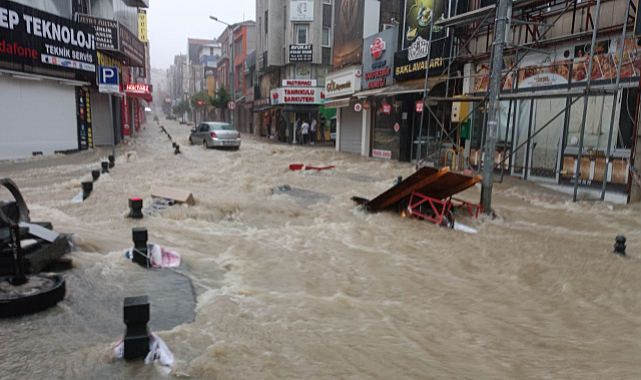 Samsun'daki sağanak yağışa AFAD'dan açıklama geldi