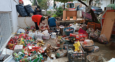 Samsun'daki sel felaketi düğüne engel oldu!