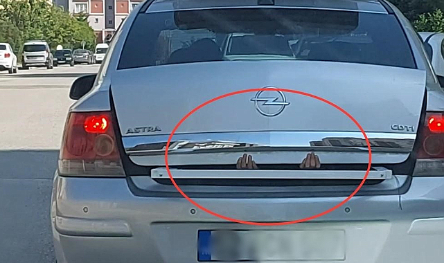 Samsun'daki sürücüden akıl almaz çözüm!