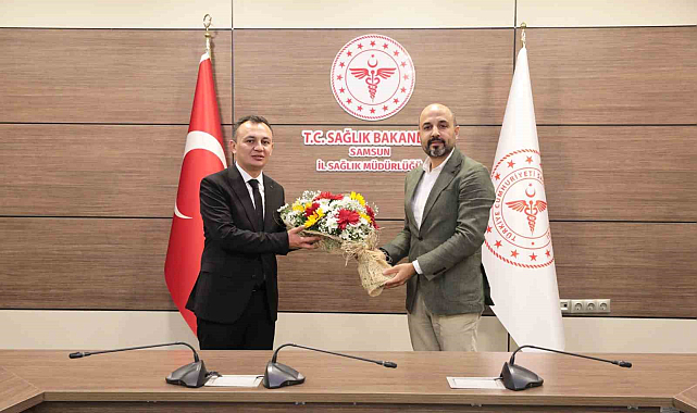 Samsun İl Sağlık Müdürlüğü'nde devir teslim! Yeni İl Müdürü Uras göreve başladı