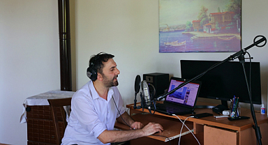 Samsun'un köyünde kurduğu mini stüdyoda 23 yıldır müzik yapıyor!