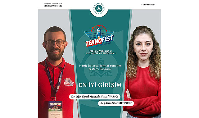 Samsun Üniversitesi TEKNOFEST'ten ödülle döndü!