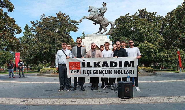 Samsun'da CHP'li gençlerden Kılıçdaroğlu'na aday olma çağrısı