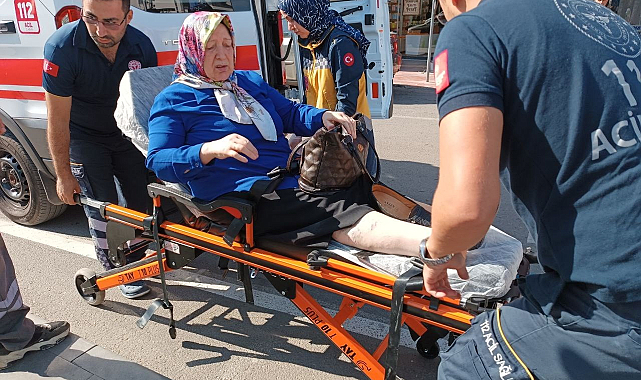 Samsun'da yaşlı kadına araç çarptı