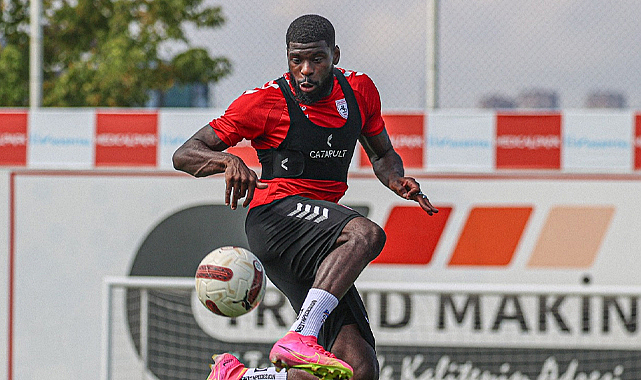 Samsunspor'da Laura antrenmanlarda göz dolduruyor