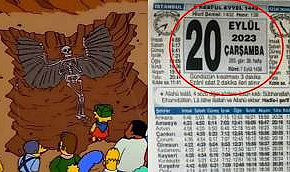 Simpsons çizgi dizisinden 20 Eylül kehaneti!