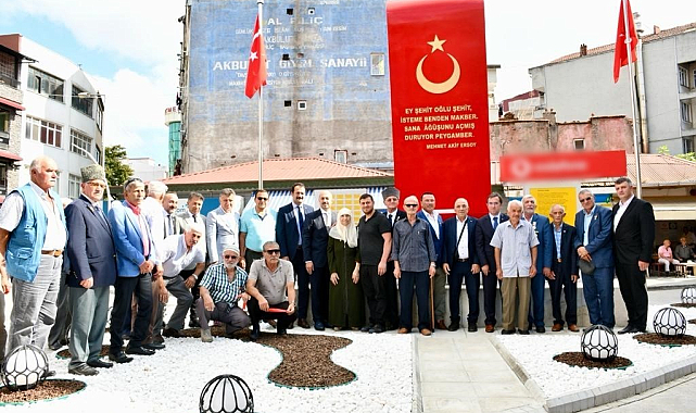 Terme'de 'Şehitler Anıtı' açıldı