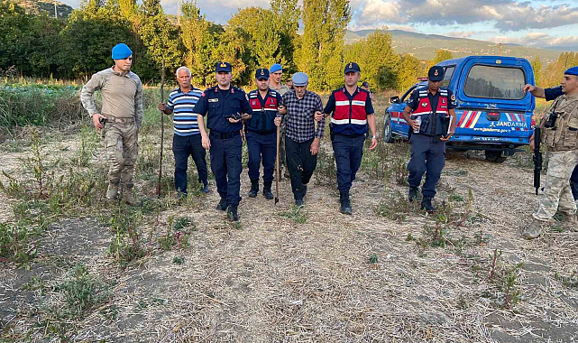 Tokat'ın Niksar ilçesinde kayıp yaşlı adamı jandarma ekipleri buldu