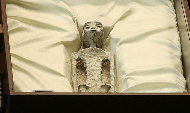 Uzaylı kalıntısını ilk kez gösterdiler: 1000 yaşında oldukları tahmin ediliyor