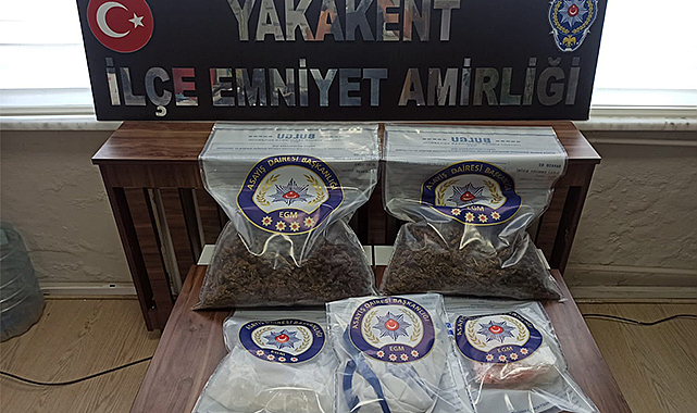 Yakakent’te uyuşturucu baskını! 2 kilo skunk ele geçirildi
