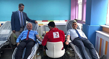 Atakum'da Türk Kızılayına kan desteği