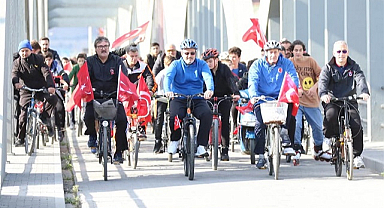 Bafra'da cumhuriyet için pedallayacaklar