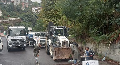 Canik Belediyesi'nden sağanak yağışa sıkı tedbir!