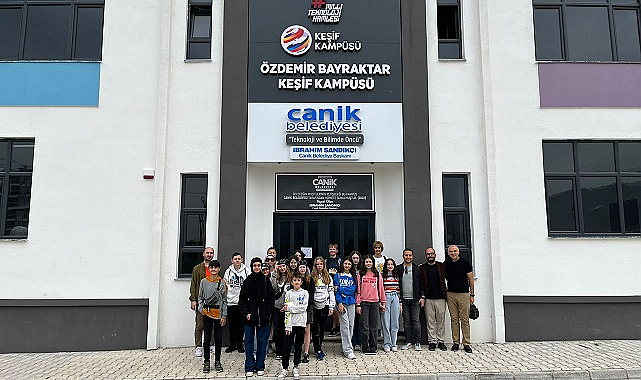 Canik Özdemir Bayraktar Keşif Kampüsü’ne Polonyalılar hayran kaldı