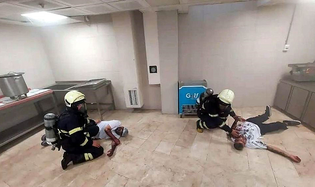 Çarşamba'da afet tatbikatı