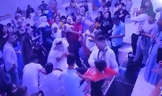 Damat para kapmak isteyen çocuğu fırlattı