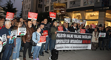 ‘Emek ve Demokrasi Güçleri’nden İsrail protestosu