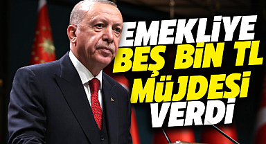 Erdoğan açıkladı! Emekliye 5 bin TL verilecek! Kasım'da paralar hesapta