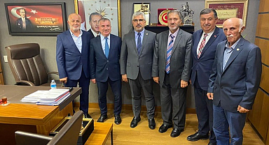 Ersan Aksu Havza heyetini ağırladı