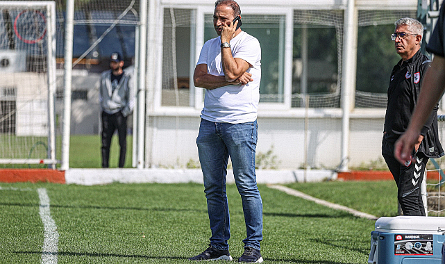 Fuat Çapa Samsun'da! Ayağının tozuyla antremanı izledi