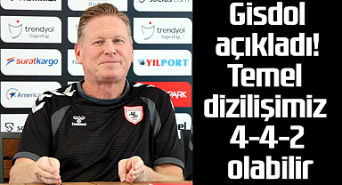 Gisdol açıkladı! Temel dizilişimiz 4-4-2 olabilir