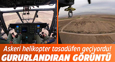 Gurur dolu o görüntüyü Mehmetçik fark etti