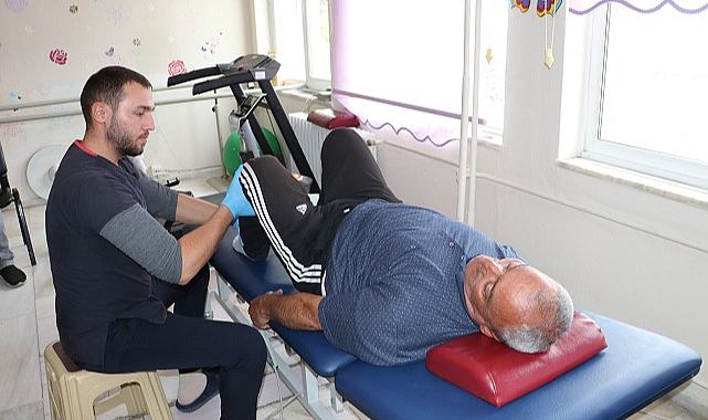 Havza’da hastanın ayağına gidiliyor! Yerinde hizmet