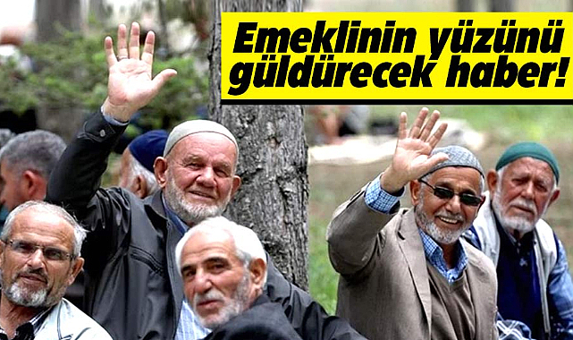 Milyonlarca emeklinin yüzünü güldürecek haber!