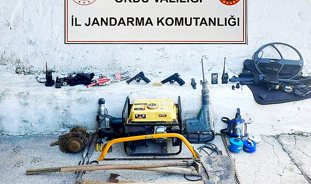 Ordu'da 12 define avcısı suçüstü yakalandı