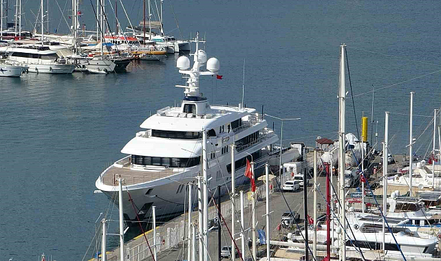 Rus milyarderin lüks Yatı "Aurora" Fethiye'de