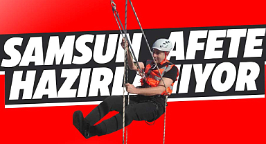 Samsun afete hazırlanıyor! Atakum'da gönüllü afet ekipleri hazır!